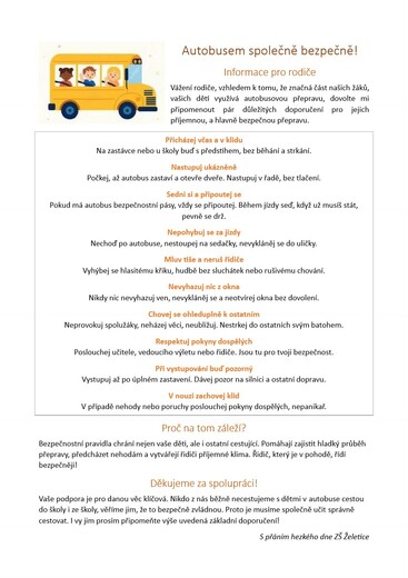 Autobusem společně bezpečně